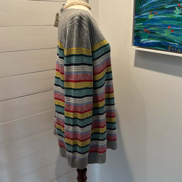 Talbots Rainbow Stripe Sweater size 3X NWT - Picture 2 of 8